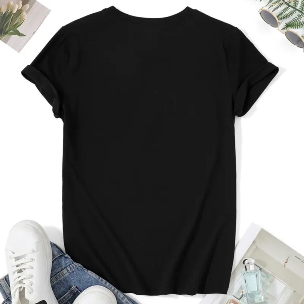 Black Graphic Tee I'd Rather Be Thrifting View 2